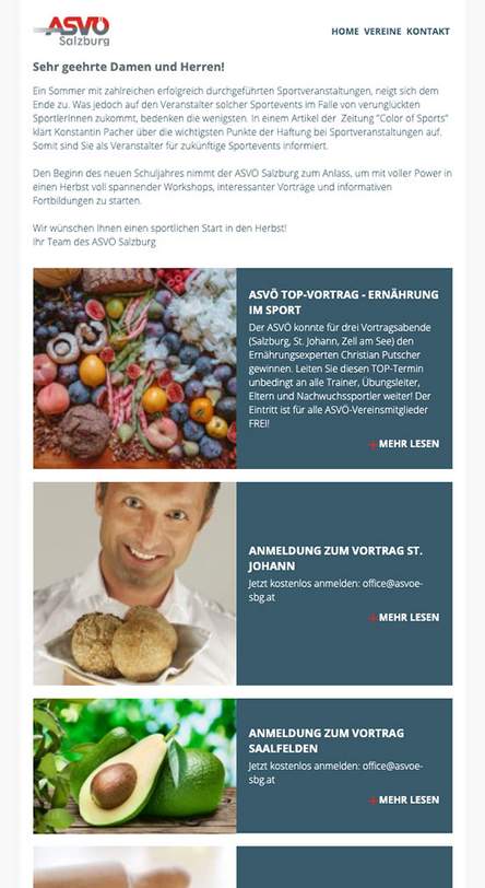 ASVÖ Salzburg Newsletter